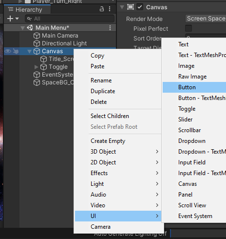 New UI button